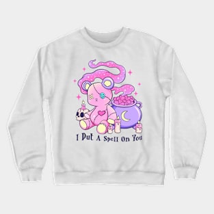 Cute ghost Halloween I put a spell on you Crewneck Sweatshirt